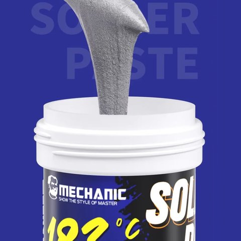 BGA паста Mechanic ZW50, Sn 62%, Pb 35%, 183 °C, 50 г Превью 2