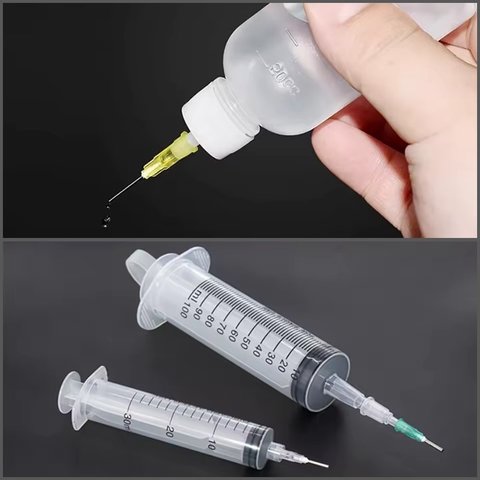 Голка-дозатор 19G, 1,1 мм, пряма, під гвинт, для шприців, 10 шт., 13 mm Прев'ю 2