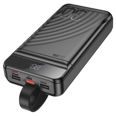 Power bank Hoco J123B, 30000 мАг, 22,5 Вт, чорний, Quick Charge, Power Delivery (PD), #6942007612081 Прев'ю 1