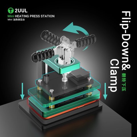 Пресс-платформа 2UUL DA07, для разборки мобильных устройств, с подогревом Превью 1