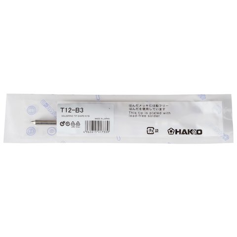 Punta de repuesto para cautín HAKKO T12-B3 Vista previa  1