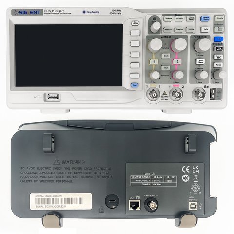 Digital Oscilloscope SIGLENT SDS1102DL+ Preview 2