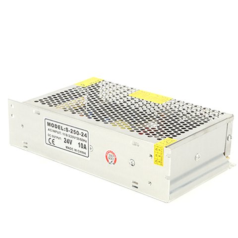 Fuente de alimentación para tiras de luces LED de 24 V, 10 A (250 W) Vista previa  1