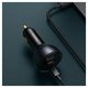 Car Charger Baseus Qualcomm Quick Charge 5 Technology, (black, Quick Charge, with cable USB type C to USB type C, 160 W, 3 outputs, 12-24 V) #TZCCZM-0G Preview 2