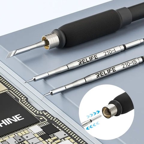 Soldering Iron Tip RELIFE 210-set, (with a bend, needle, hot knife) Preview 4