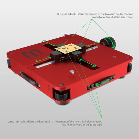 RB-03 Multi-functional Automatic Positioning Universal BGA Reballing Station Holder with 95 Stencil Nets Preview 2