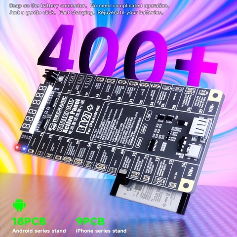 Battery Activation Cable Mechanic BA27+, (battery activation board, iphone 6 - 16 / android) Preview 2