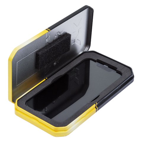 Pantalla LCD puede usarse con iPhone 13 Pro, negro, con marco, HC, sin microchip, (OLED), YK OEM hard Vista previa  2