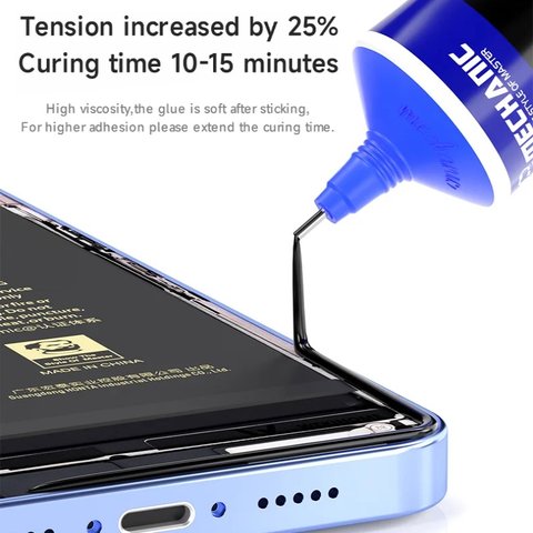 Adhesivo Mechanic R7, de alta temperatura, transparente, para pegar tapas traseras, para marcos de pantalla, 60 ml Vista previa  4