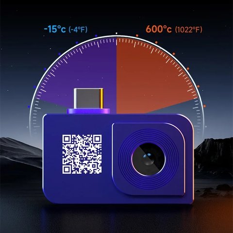 Cámara térmicas Mechanic DTI-08, USB tipo C Vista previa  5