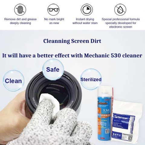 Toalla de microfibra Mechanic HK4090, para eliminar polvo y huellas,  100 uds., 140x140 mm Vista previa  1