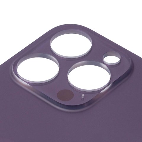 Задняя панель корпуса для iPhone 14 Pro, фиолетовая, не нужно снимать стекло камеры, Original (PRC), big hole Превью 1