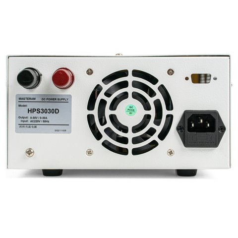 Лабораторний блок живлення Masteram HPS3030D Прев'ю 2