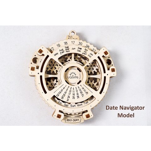 Механический 3D-пазл UGEARS Навигатор дат Превью 1