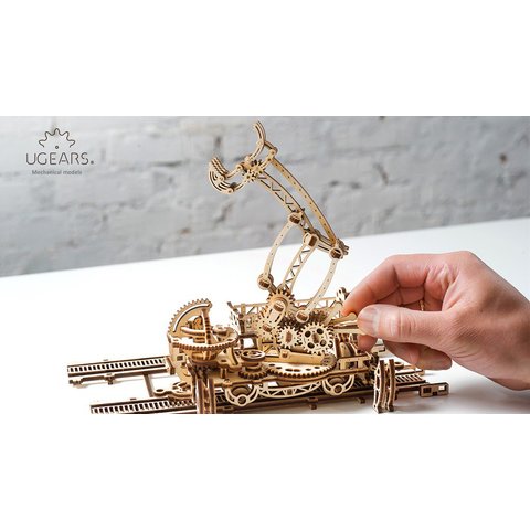 Механический 3D-пазл UGEARS Манипулятор на рельсах Превью 1