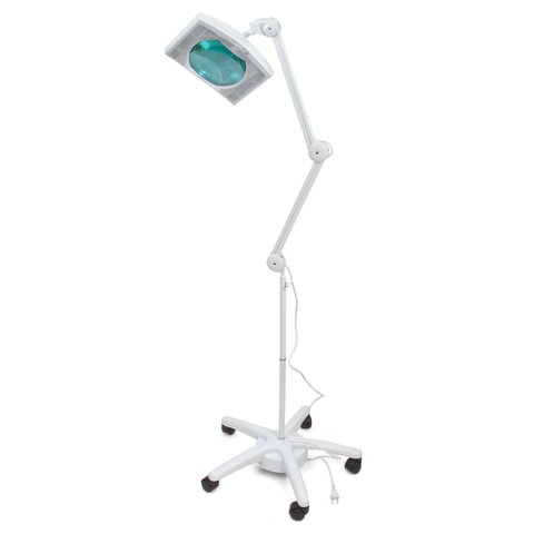 Настільна збільшувальна лінза Bourya 8069LED-A, 5 діоптрій + Підлоговий штатив Pro'sKit 9MA-129SMP Прев'ю 1